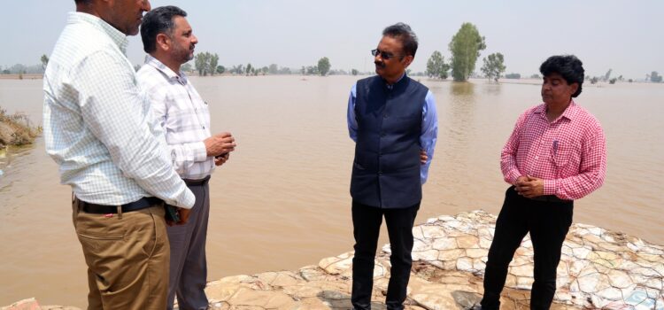 MP Dr. Ashok Kumar Mittal Visits Flood Hit Shahkot Area To Honour Volunteers